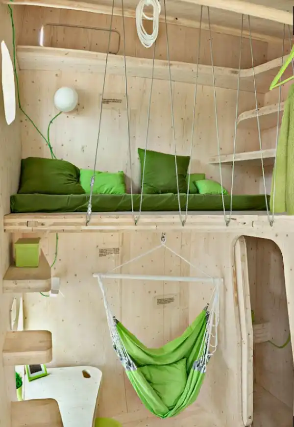Eco friendly student unit bed