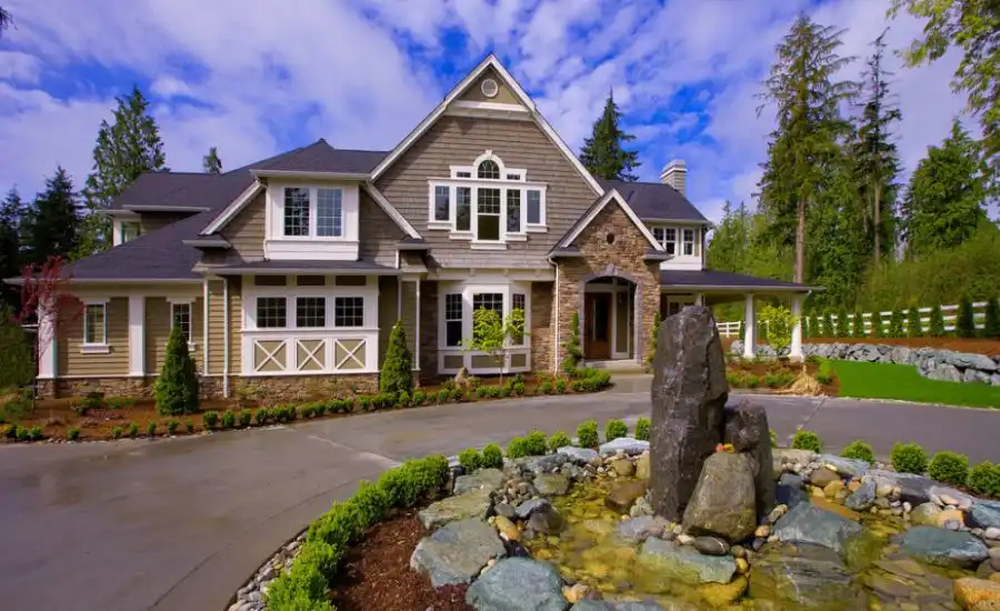 Elegant two story exterior home photo in Seattle