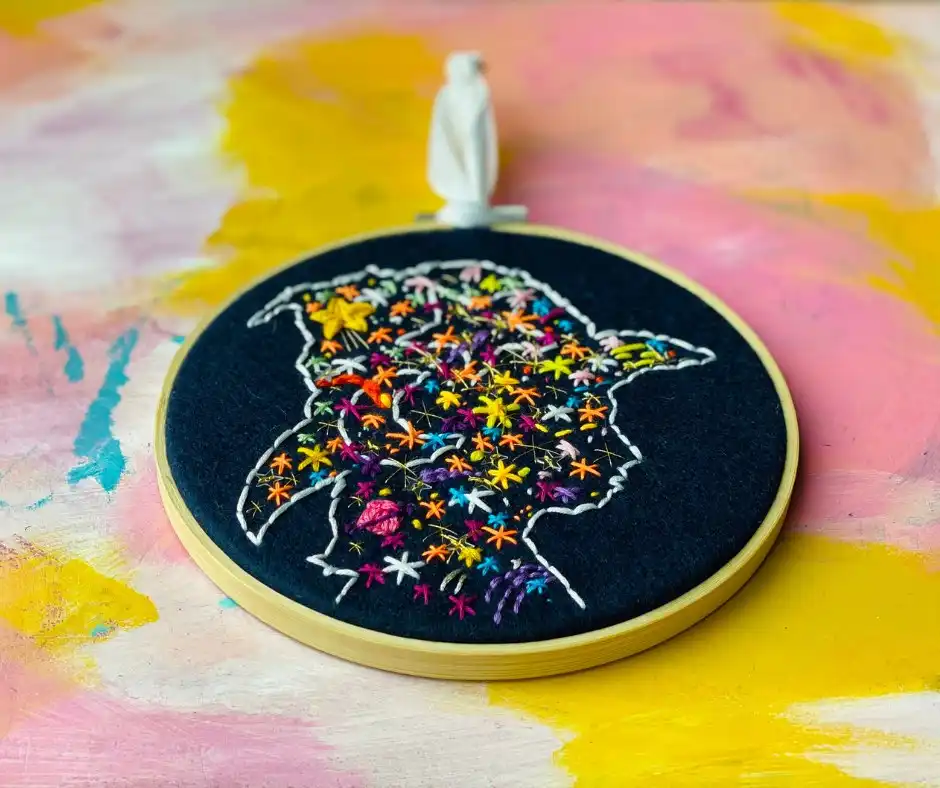Embroidering