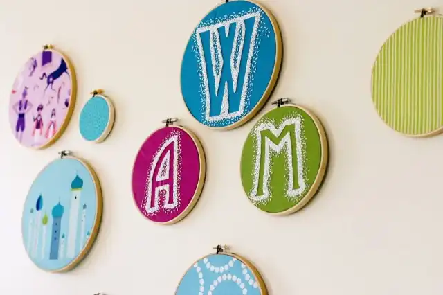 Embroidery Hoop Monogram