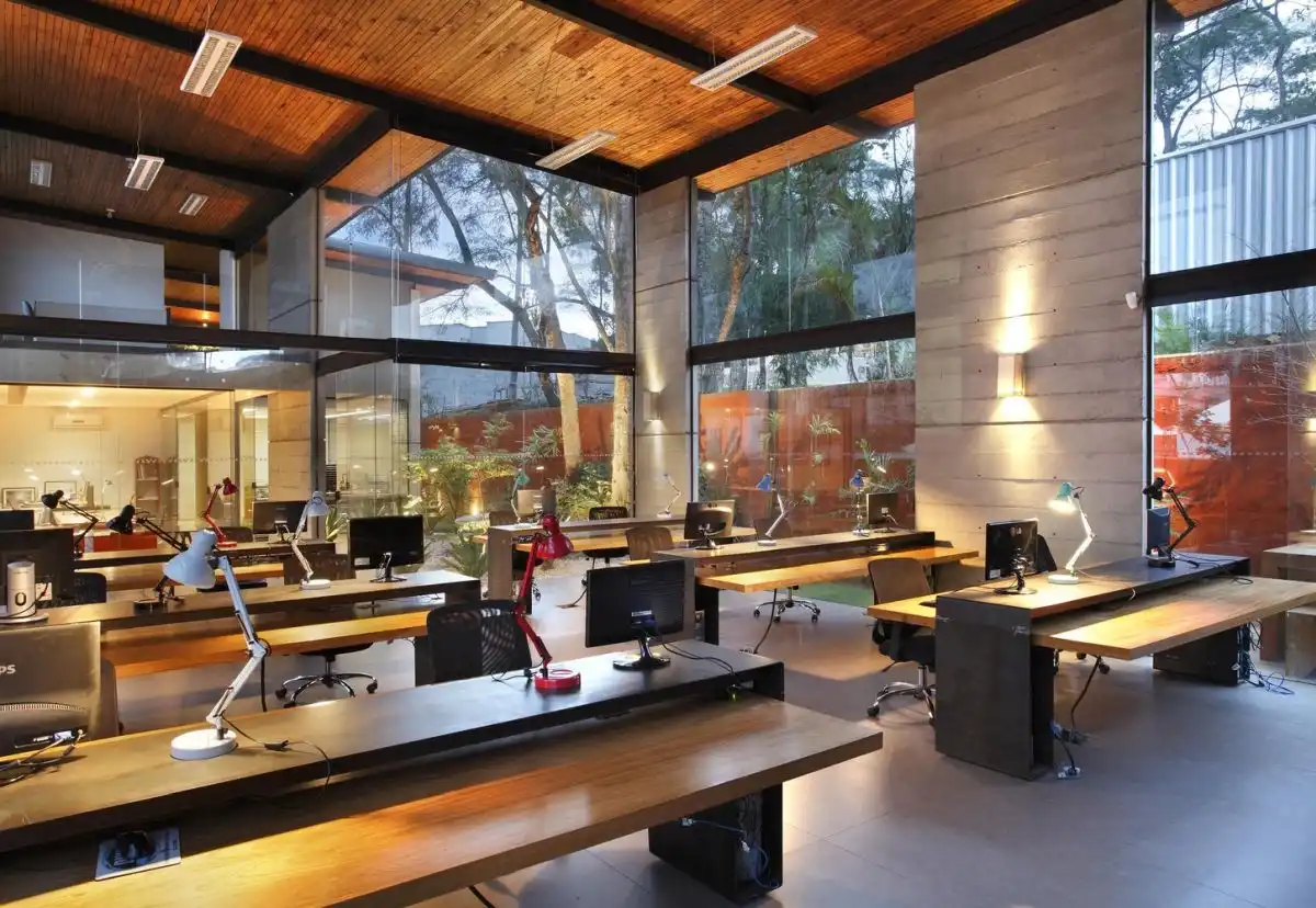 Escritório dos Arquitetos design steel office by Skylab Arquitetos