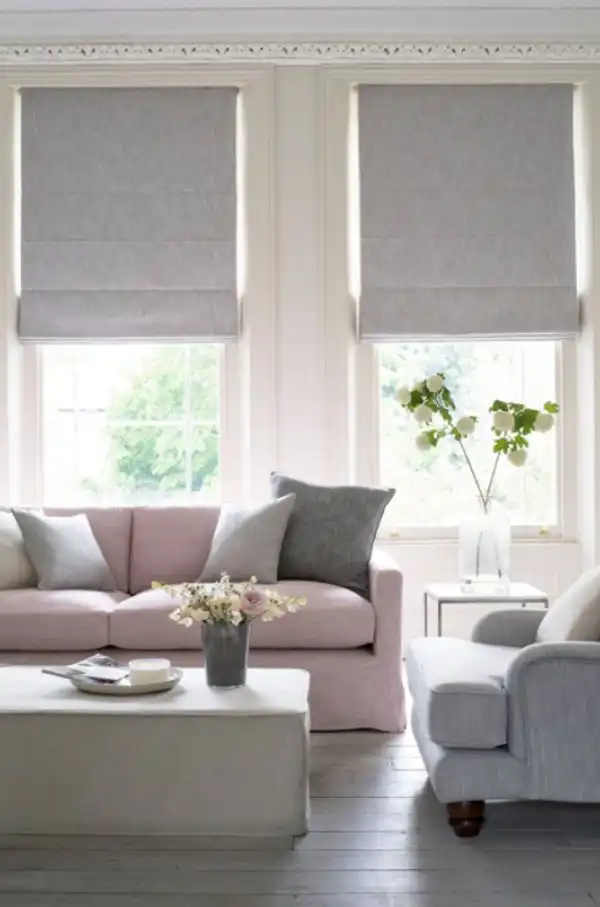 Example of a transitional living room design