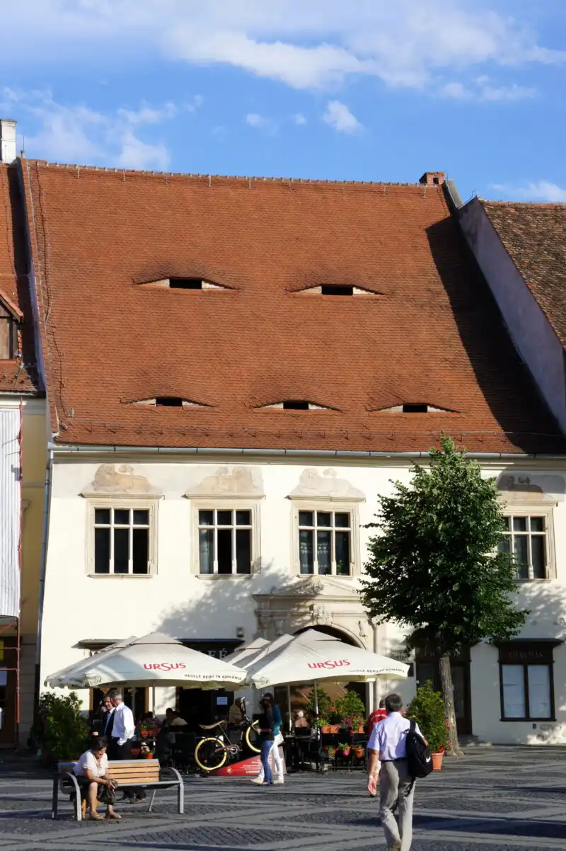 Eyebrow windows of Sibiu