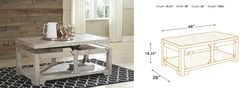 Ezio Lift Coffee Table