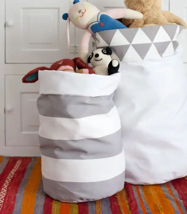 Fabric baskets for toys