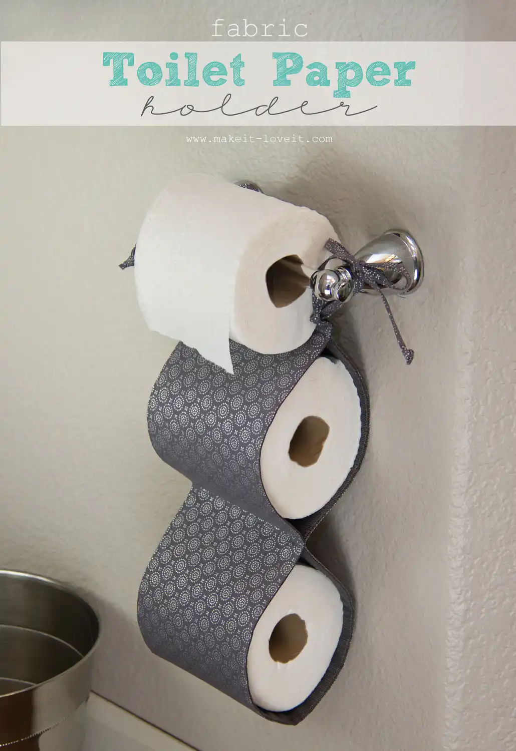 Fabric toilet paper Holder