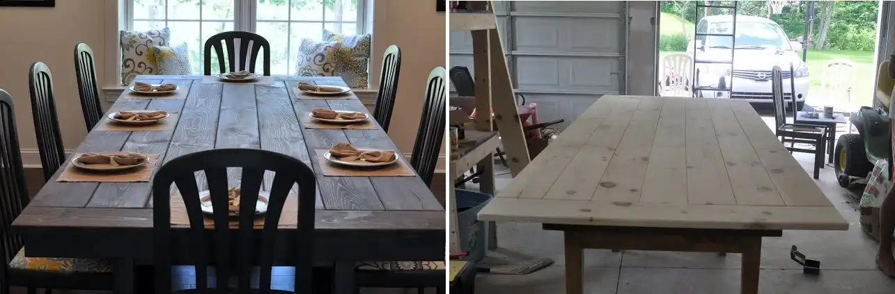 Farmhouse table plans - large