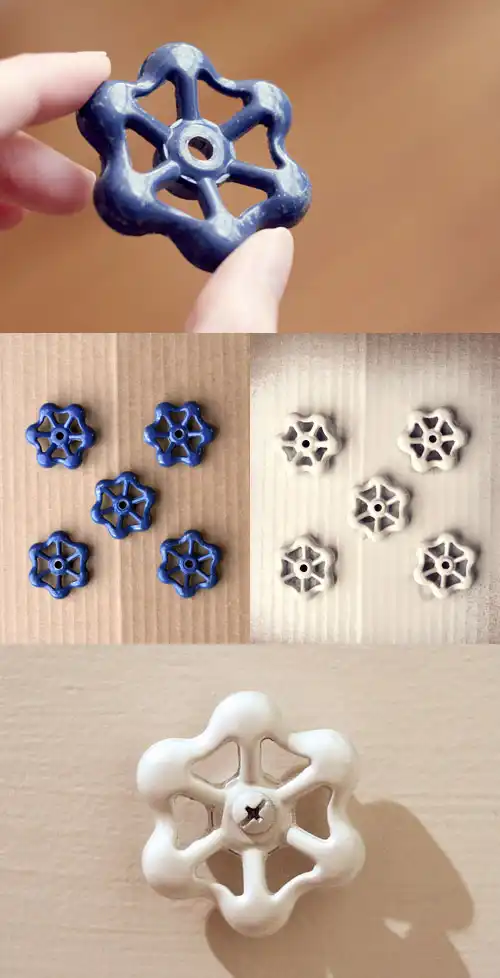 Faucet handle knob