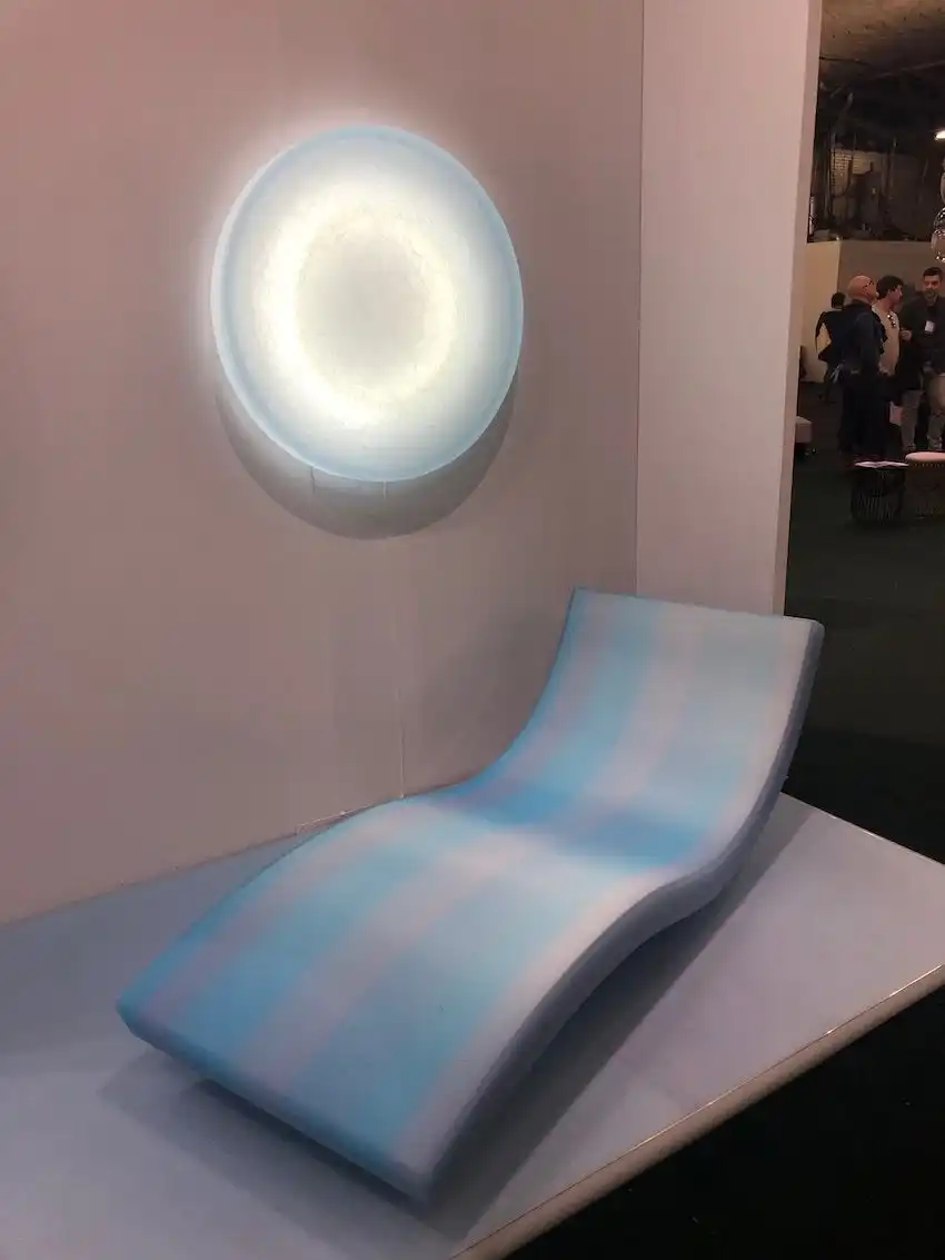 The resin has a silky, ethereal appearance.