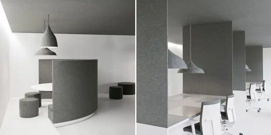 Felt partition