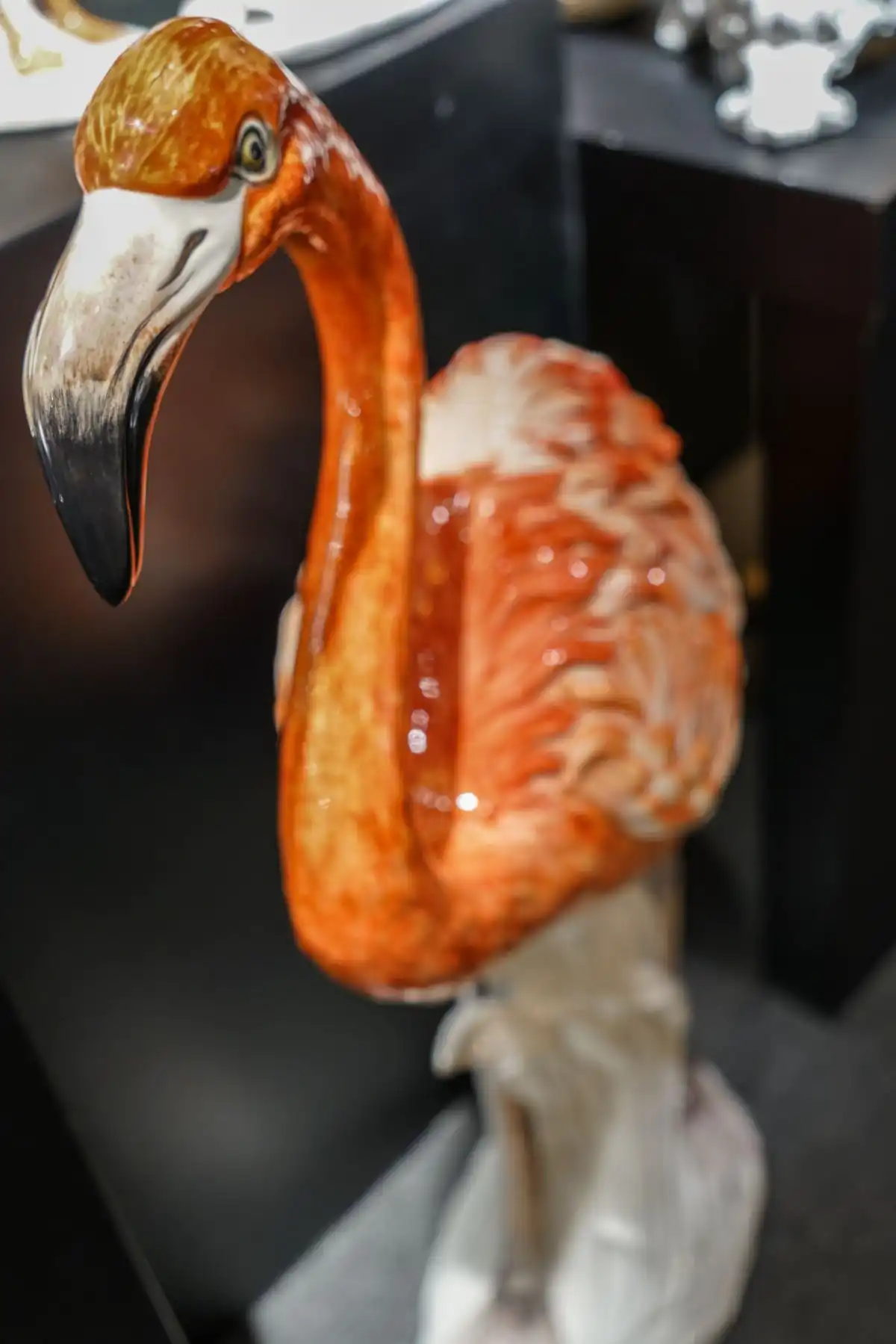 Flamingo sculpture