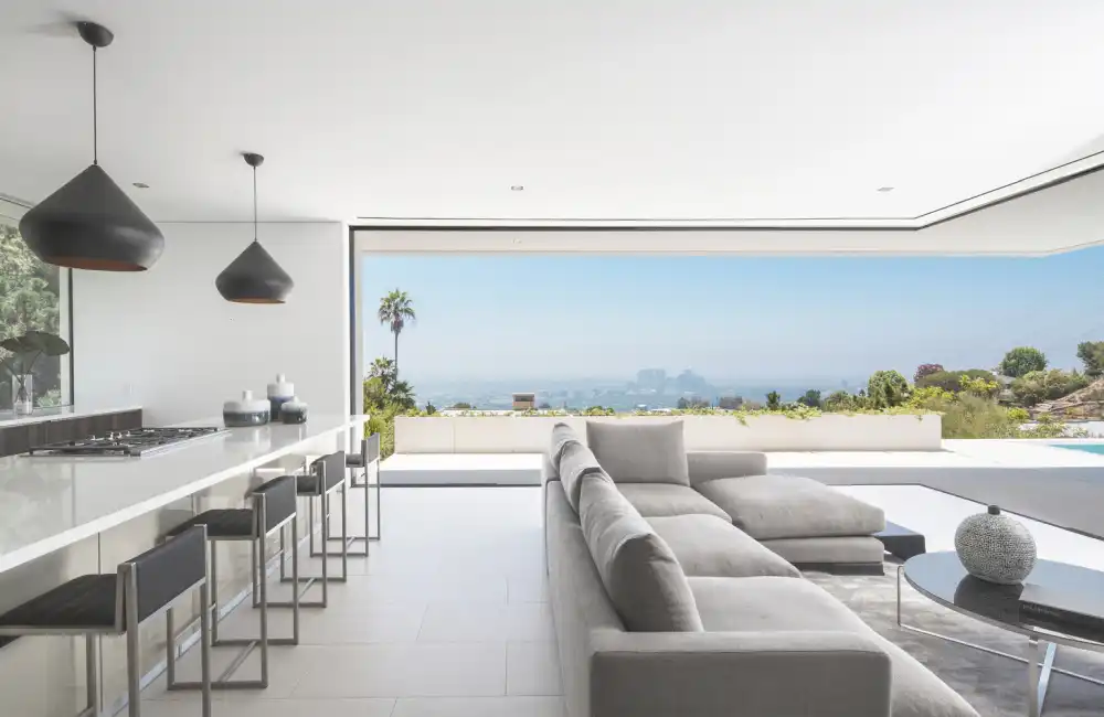 Focused on the View living room