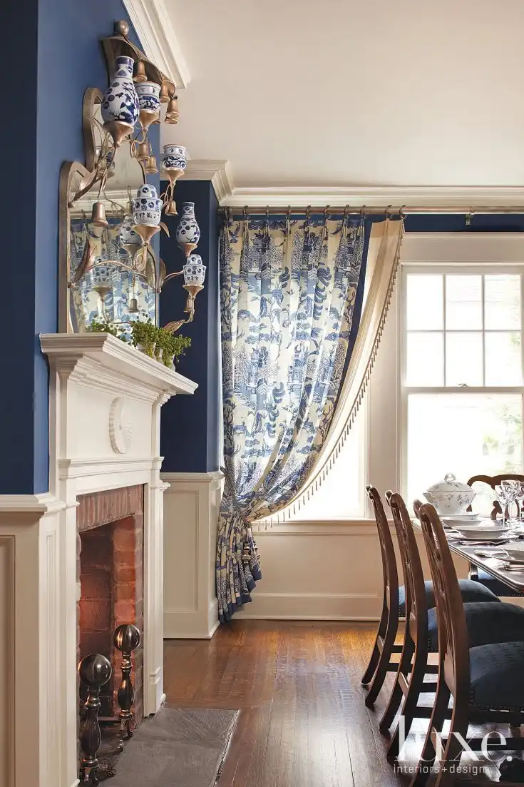 Formal dining room curtains