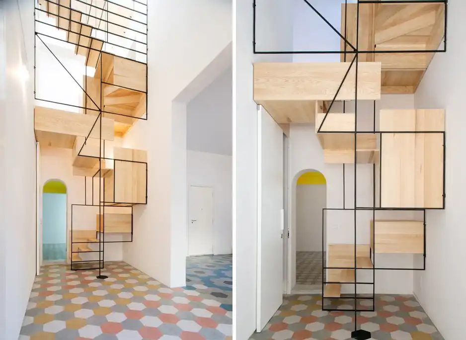 Frame staircase