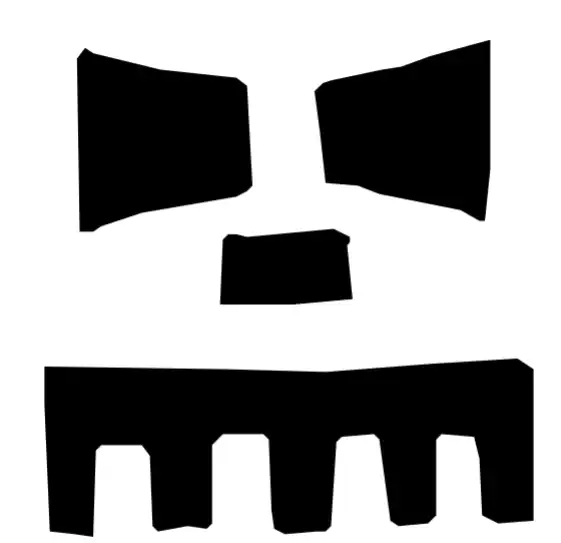 Franken Jack Pumpkin Carving Template
