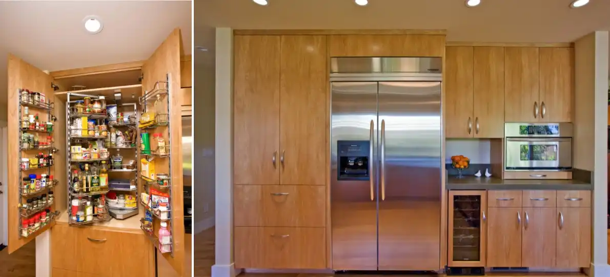 Freestanding kitchen pantry