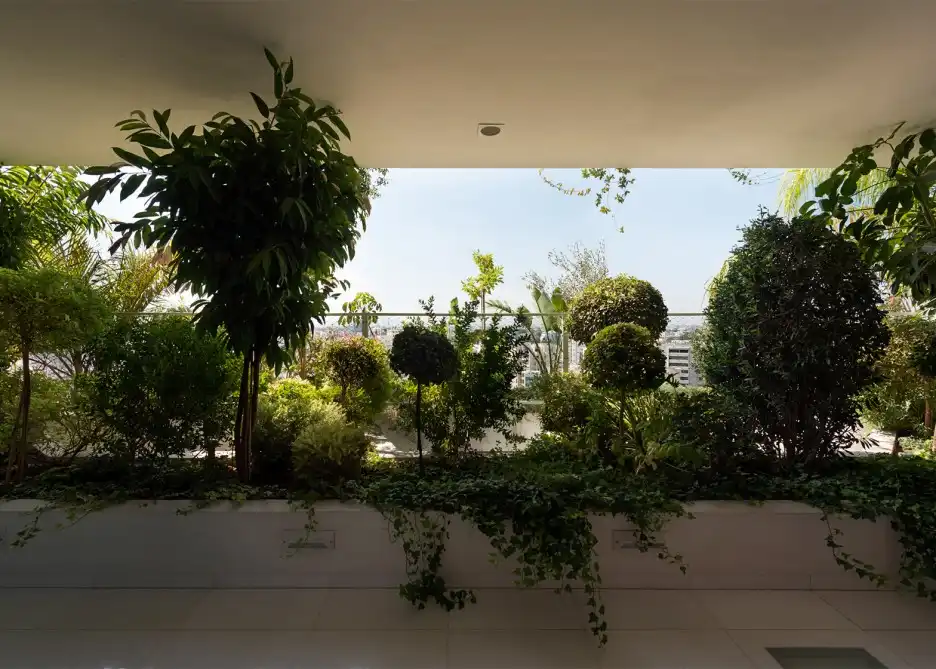 French studio Ateliers Jean Nouvel Tower Block Interior Plants