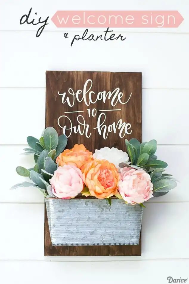 Front Door Welcome Sign