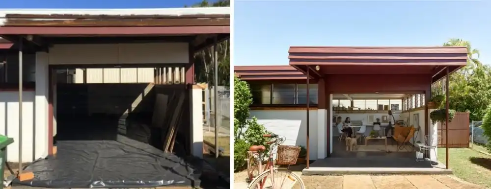 Garage office conversion