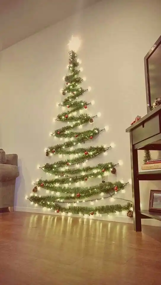 Garlands ands string Lights for Christmas Tree