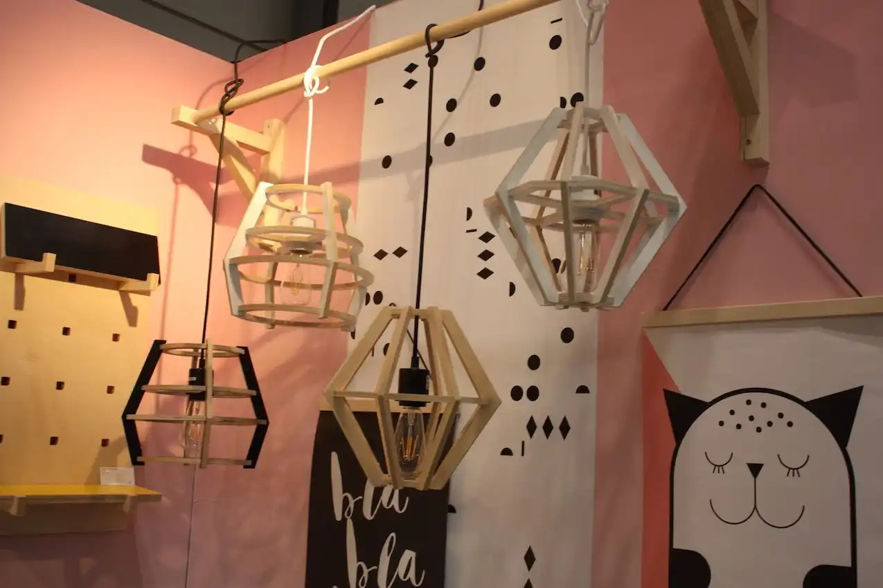 Gautier Studio wood cage pendant