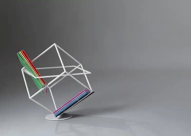 Geometric Who’s Next Magazine Rack