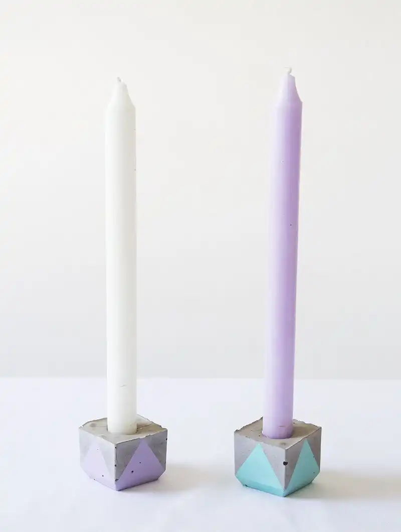 Geometric candle stick holder