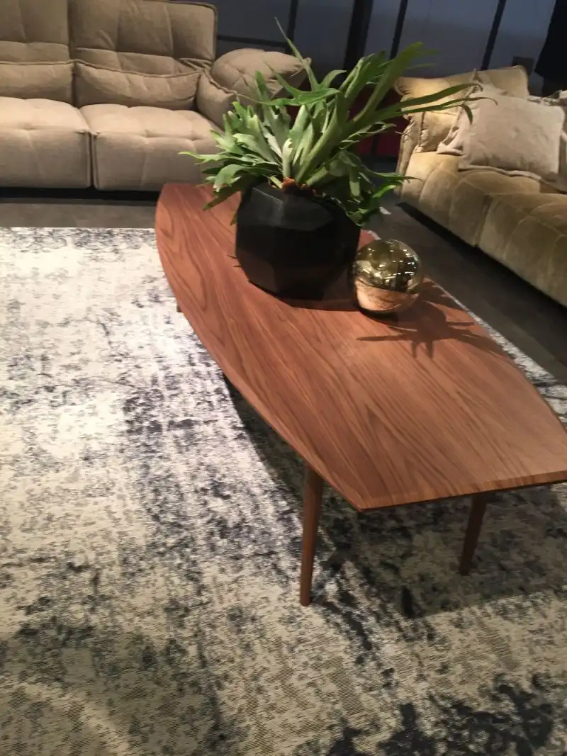 Geometric planter on the coffee table