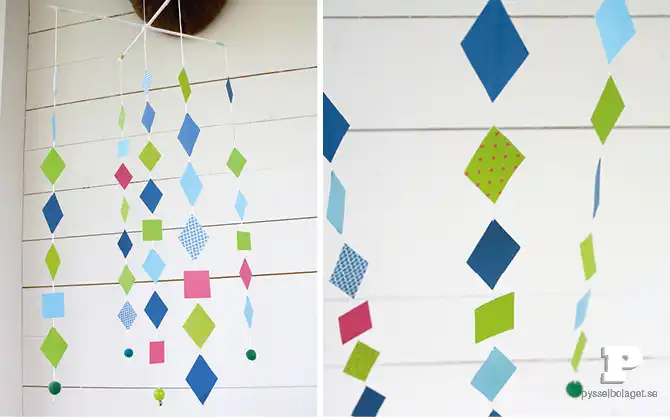 Geometric shapes papper for mobile