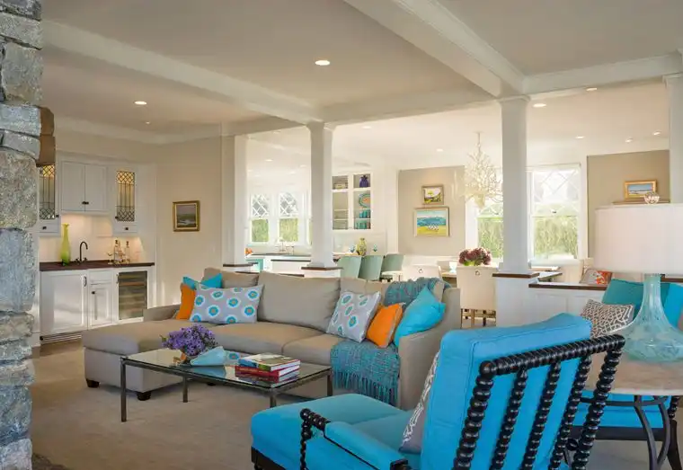 George Penniman Architects Interior Design Living Room