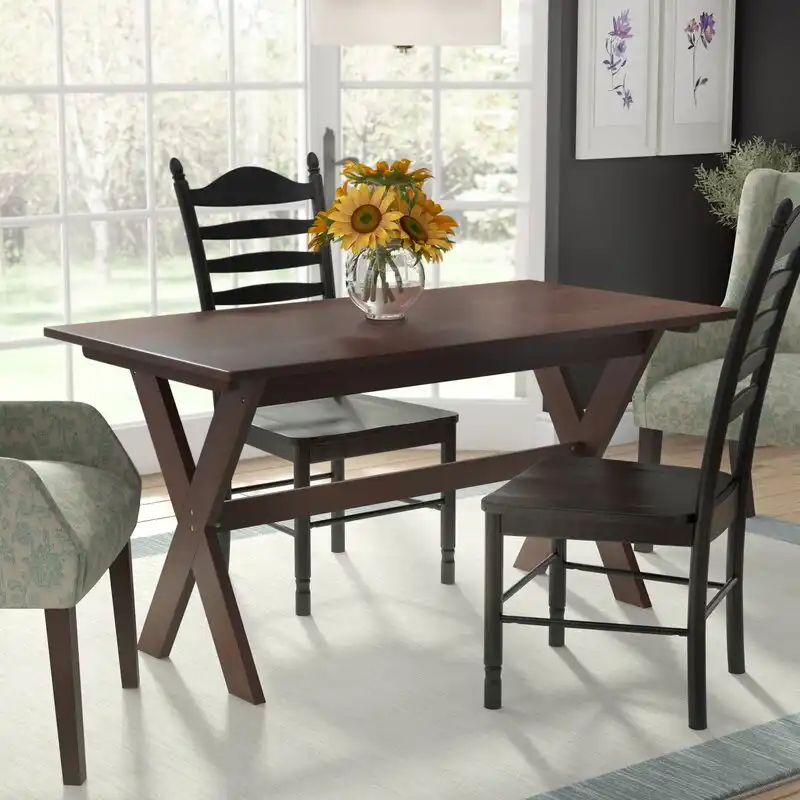 Georgii Trestle Wood Dining Table