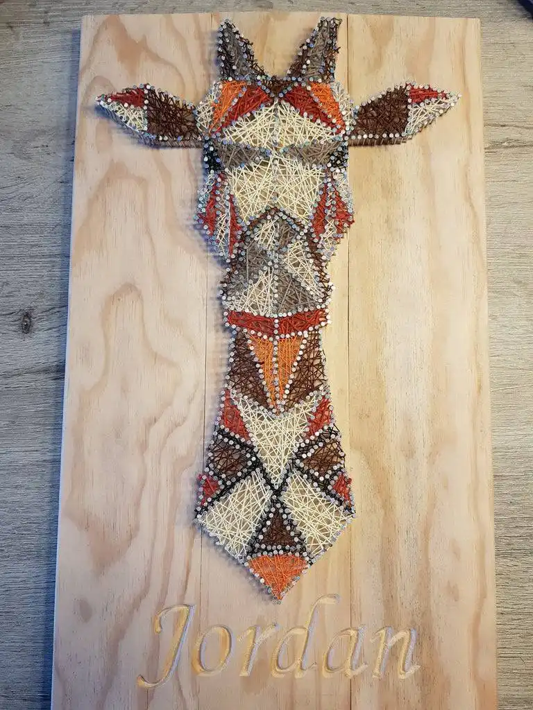 Girafe String Art DIY