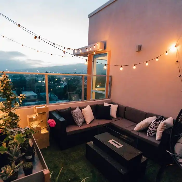 Globe Patio Lights with 26 Edison Glass Bulbs