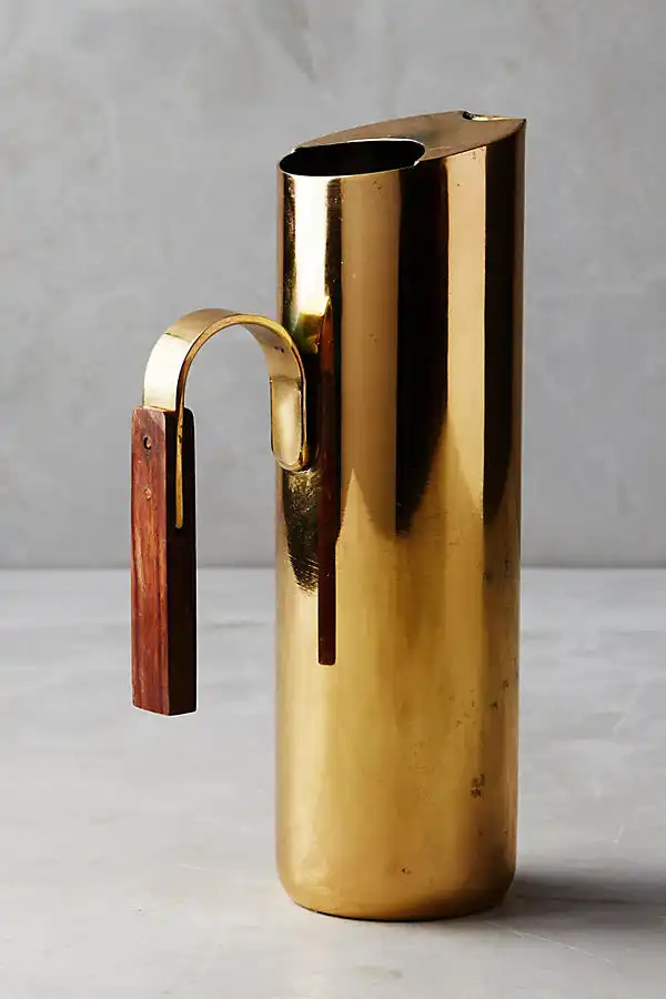 Gold pitcher