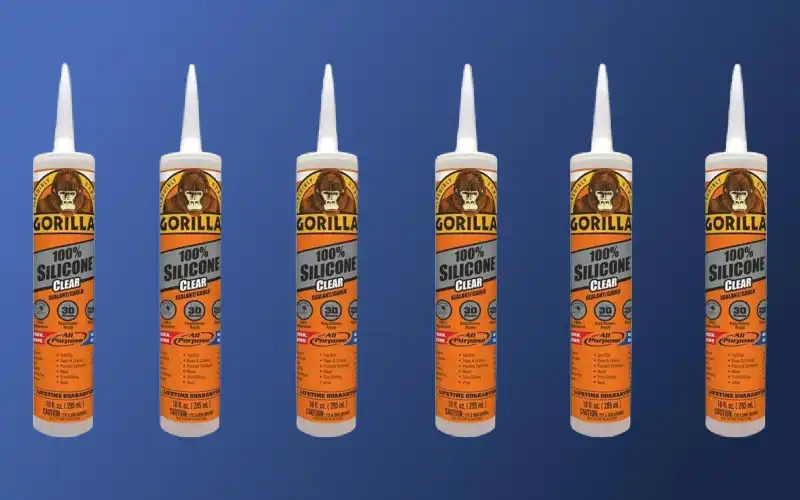 Gorilla Clear 100 Percent Silicone Sealant Caulk