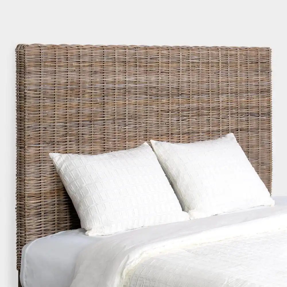 Gray Rattan Dimitra Headboard