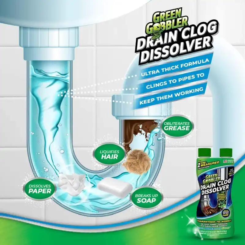 Green Gobbler Drain Clog Dissolver