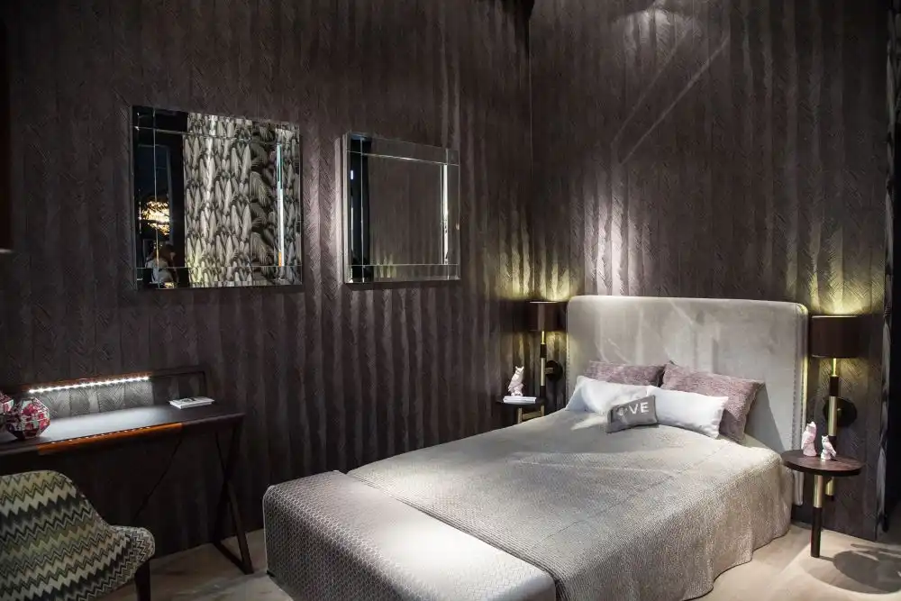 Grey can match any style or mood grey bedroom design