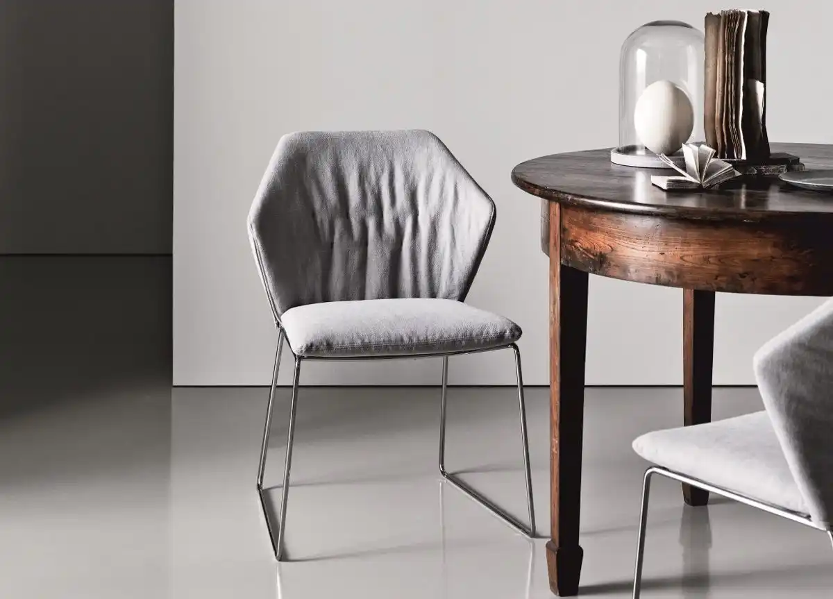 Grey new york dining chair Sergio Bicego