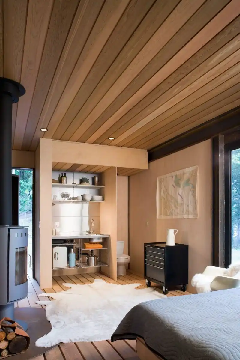 Gulf island cabin style interior