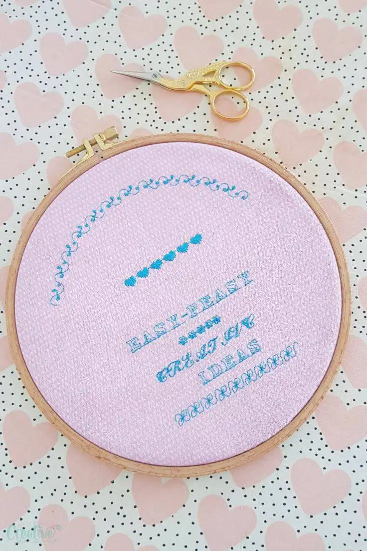 HOW TO USE AN EMBROIDERY HOOP