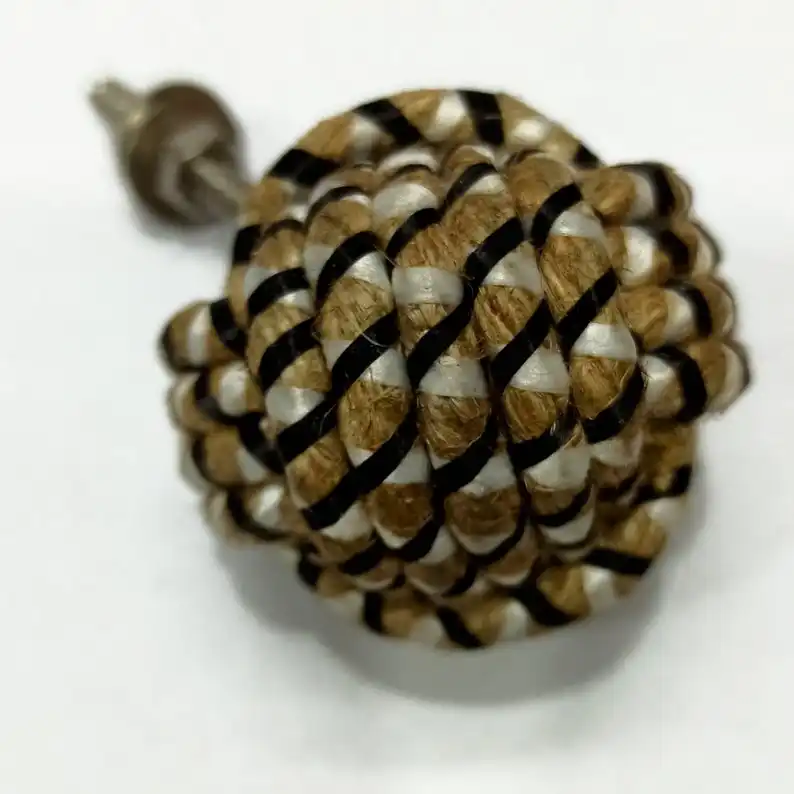 Handcrafted Jute Rope Knobs