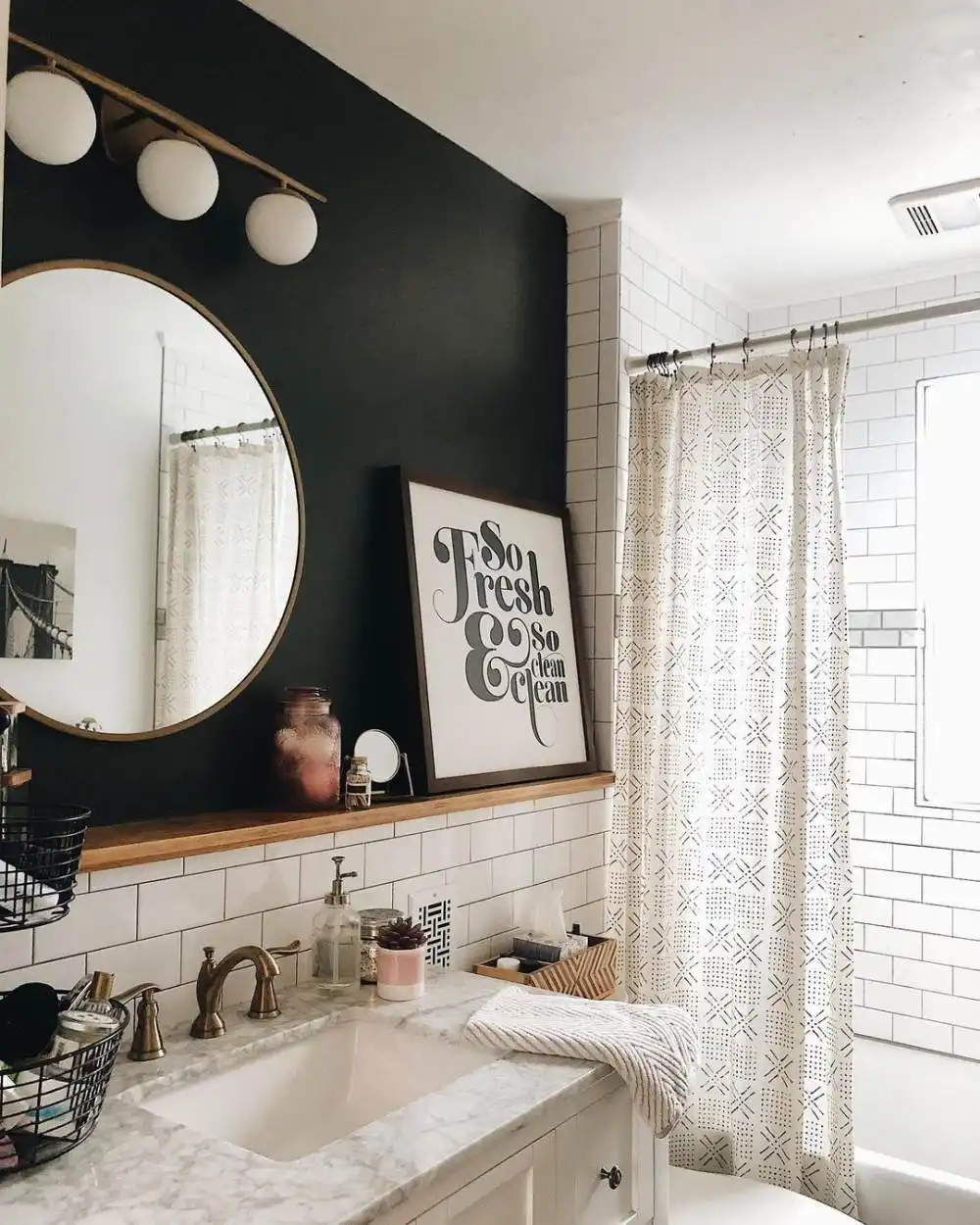 Hang a mirror on the wall