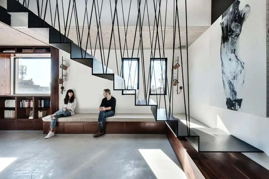 Hanging Steel Stairs
