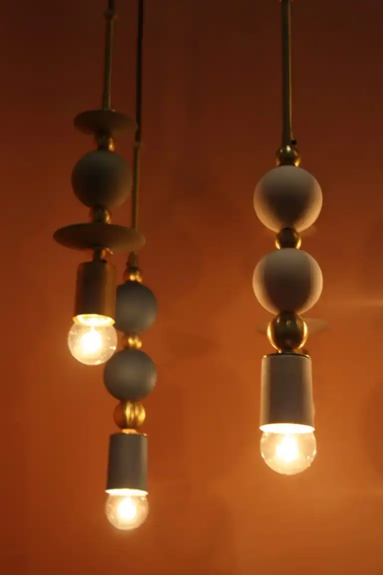 Hanging ceramic pendants from Pidgeon Toe