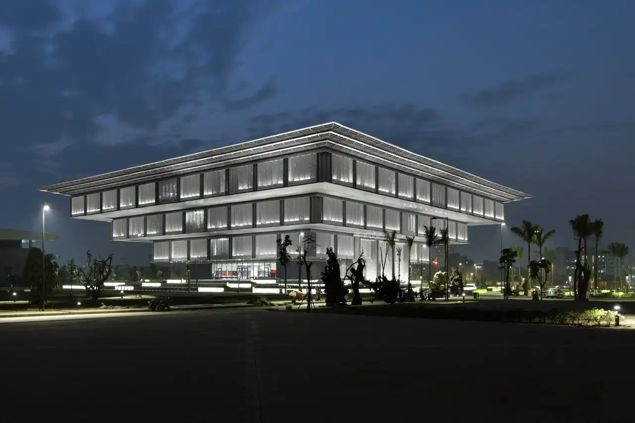 Hanoi Museum from gmp Architekten night