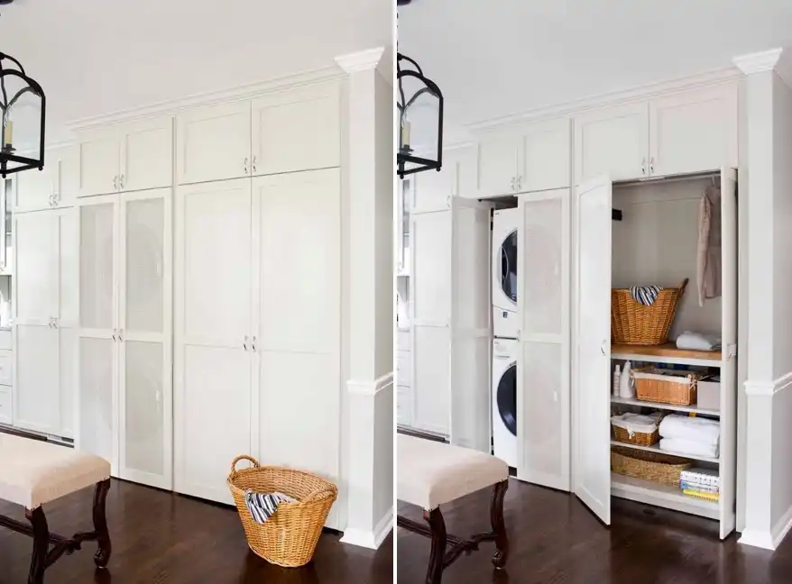 Hide the appliances behind the doors
