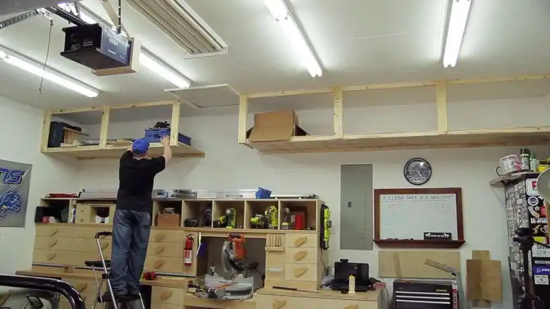 High Garage Storage Shelves