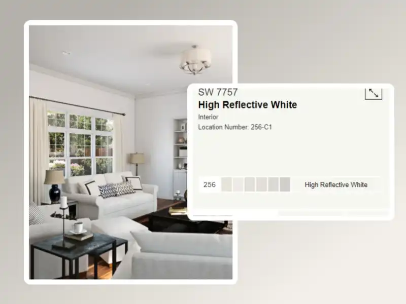 High Reflective White SW7757 from Sherwin Williams