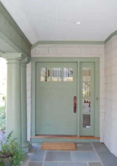 Highlight with Sage Green Trim